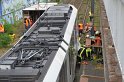 Unfall zwischen zwei KVB Bahnen Koeln Hoehenhaus Im Weidenbruch P352